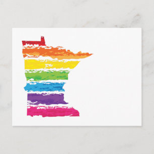 Minnesota Regenbogenstroche Postkarte