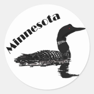 Minnesota Runder Aufkleber