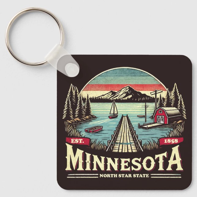 Minnesota Schlüsselanhänger (Vorderseite)