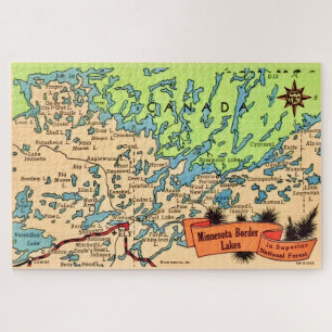 Minnesota-Seen 20x30-Mappenspiel Puzzle