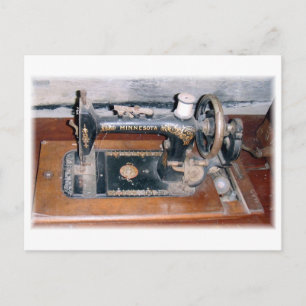 Minnesota sewing machine postkarte