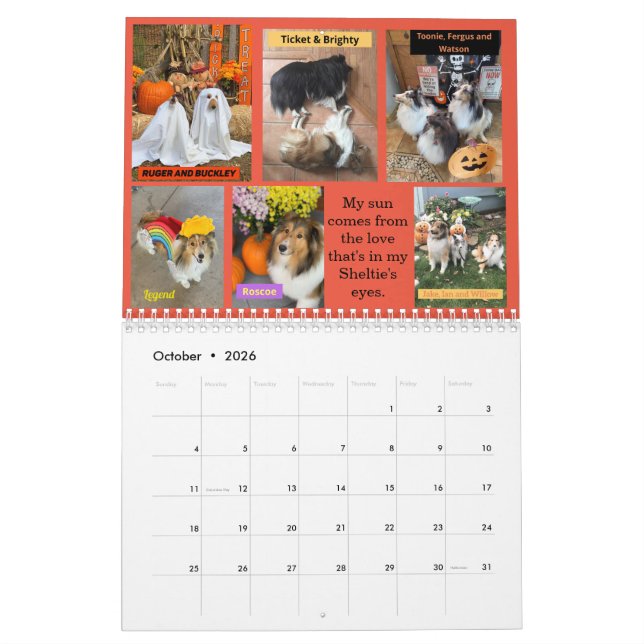 Minnesota Sheltie Rescue 2022 Kalender (Okt 2026)