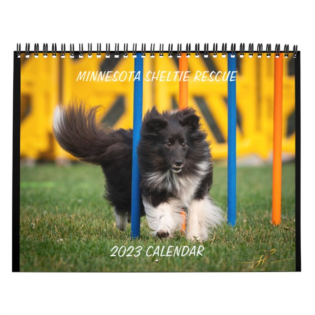 MINNESOTA SHELTIE RESCUE 2023 KALENDER (Titelbild)