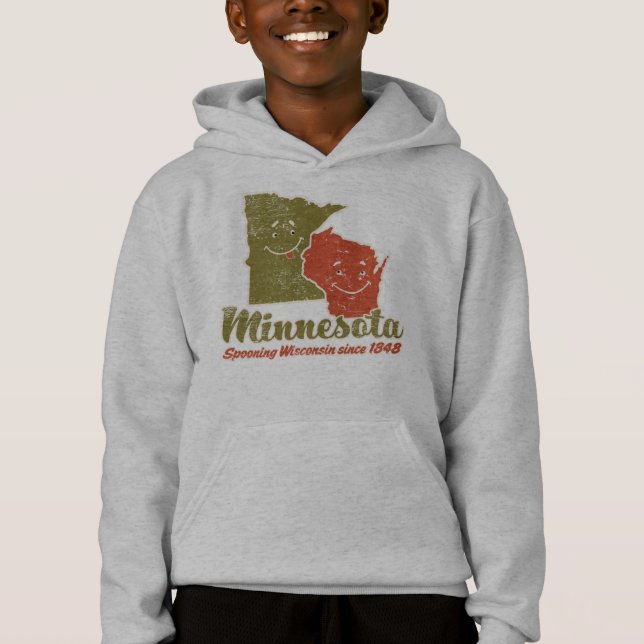 Minnesota-Shirt Hoodie (Vorderseite)