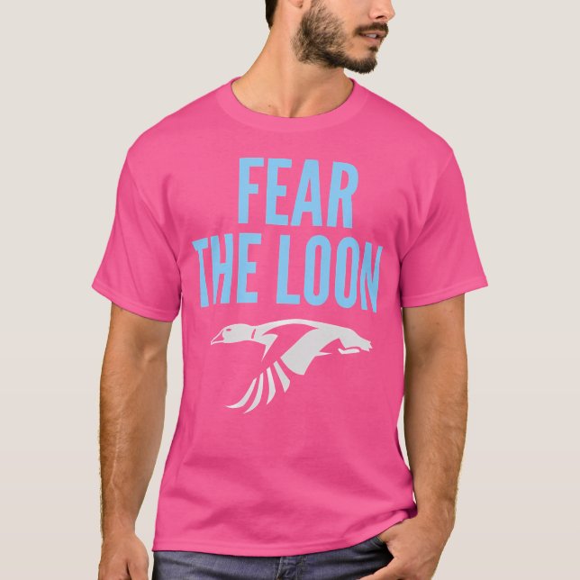 Minnesota Soccer Angst The Loon Fc Vereint T-Shirt (Vorderseite)