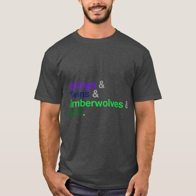 Minnesota Sports T-Shirt (Vorderseite)