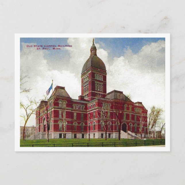 Minnesota Staat Hauptstadt Vintag 1911 Postkarte (Vorderseite)