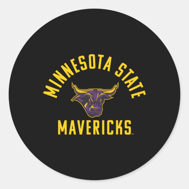 Minnesota Staat Kato Mavericks Large Runder Aufkleber (Vorderseite)