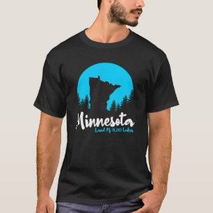 Minnesota Staat Land von 10000 Seen T-Shirt