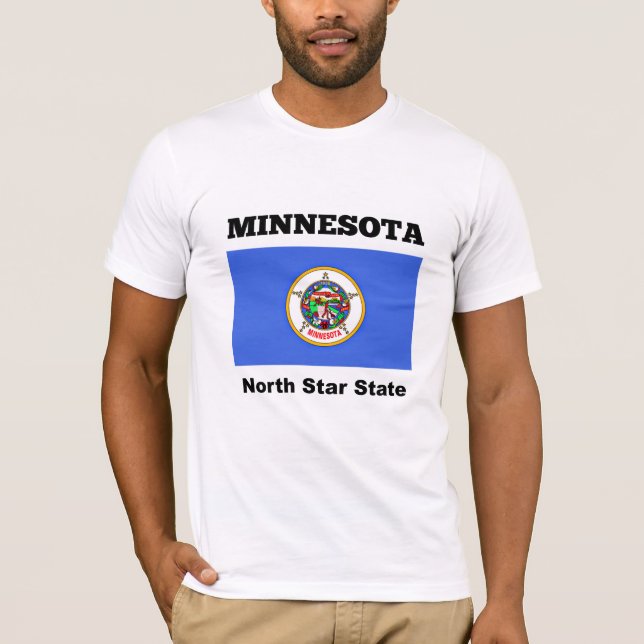 Minnesota, Staat Nordstar, T-Shirt (Vorderseite)