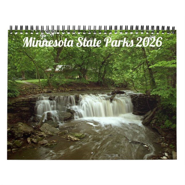 Minnesota Staat Parks 2026 Kalender (Titelbild)