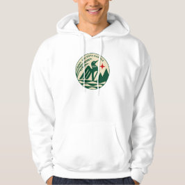 Minnesota Staat Siegel in Wilden Farben Hoodie