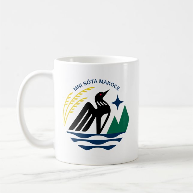 Minnesota Staat Siegel Kaffeetasse (Links)