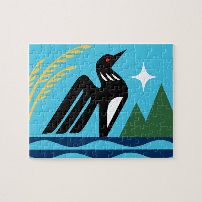 Minnesota Staat Siegel Puzzle (Horizontal)