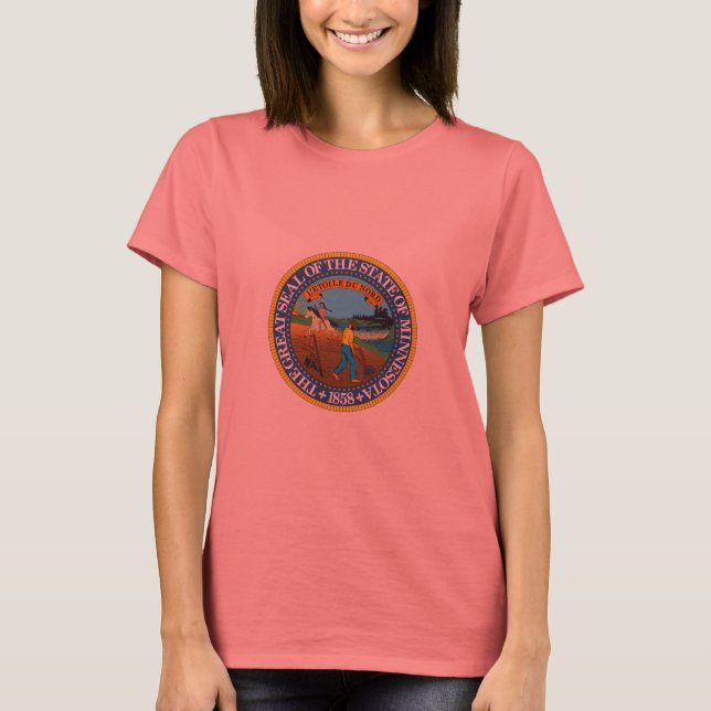 Minnesota Staat Siegel T-Shirt (Vorderseite)