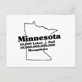 Minnesota Staat Slogan Postkarte