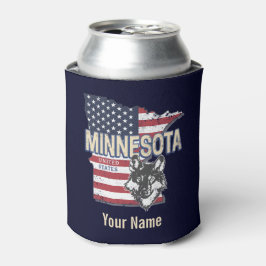 Minnesota Staat United Staaten Map Vintag USA Dosenkühler