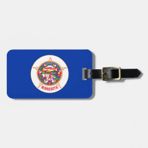 Minnesota-Staats-Flagge Gepäckanhänger