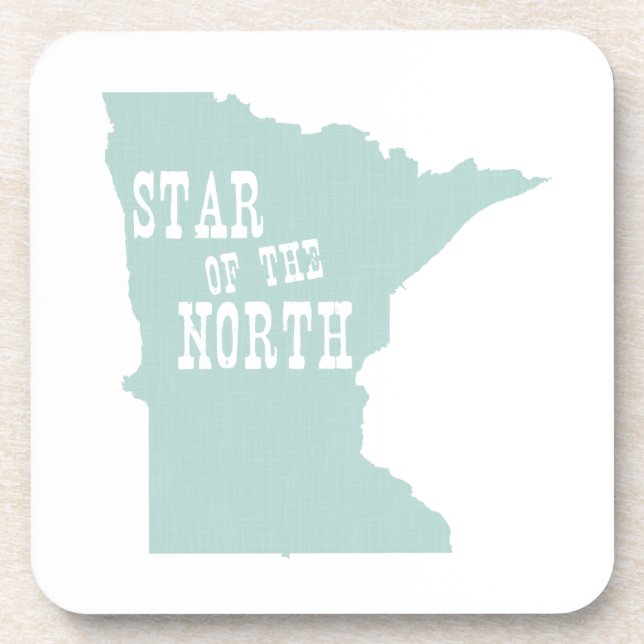 Minnesota-Staats-Motto-Slogan Untersetzer (Vorderseite)