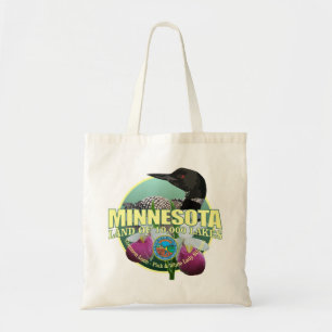 Minnesota-Staats-Vogel u. Blume Tragetasche