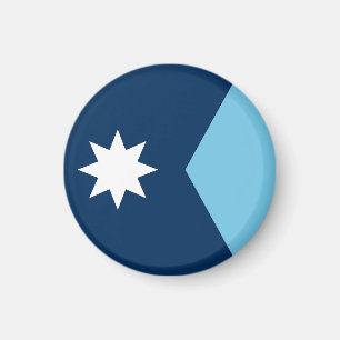 Minnesota Staatsflagge USA Magnet