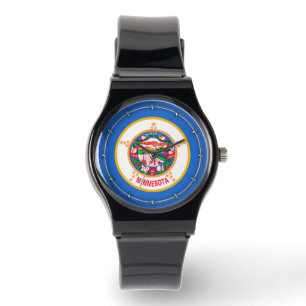 Minnesota State Flag Design Armbanduhr