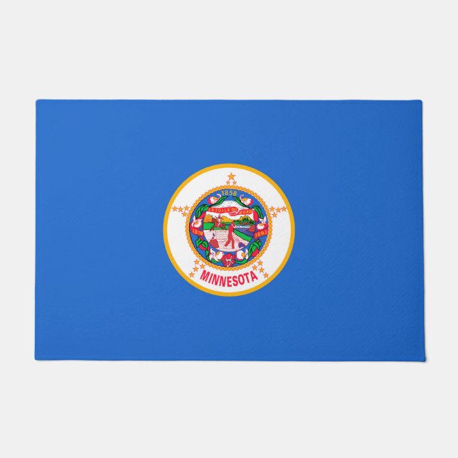Minnesota State Flag Design Fußmatte (Vorderseite)