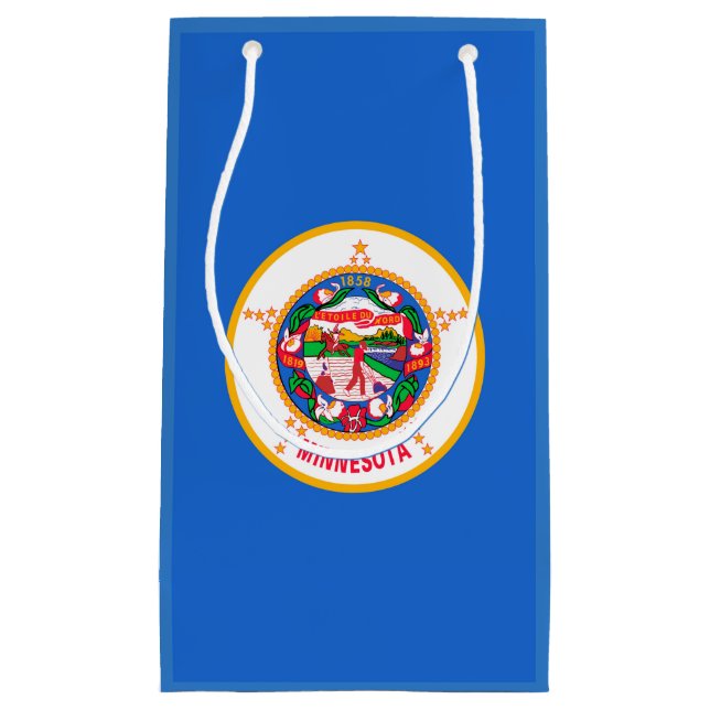 Minnesota State Flag Design Kleine Geschenktüte (Vorderseite)