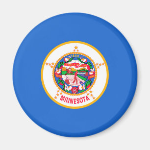 Minnesota State Flag Design Magnet