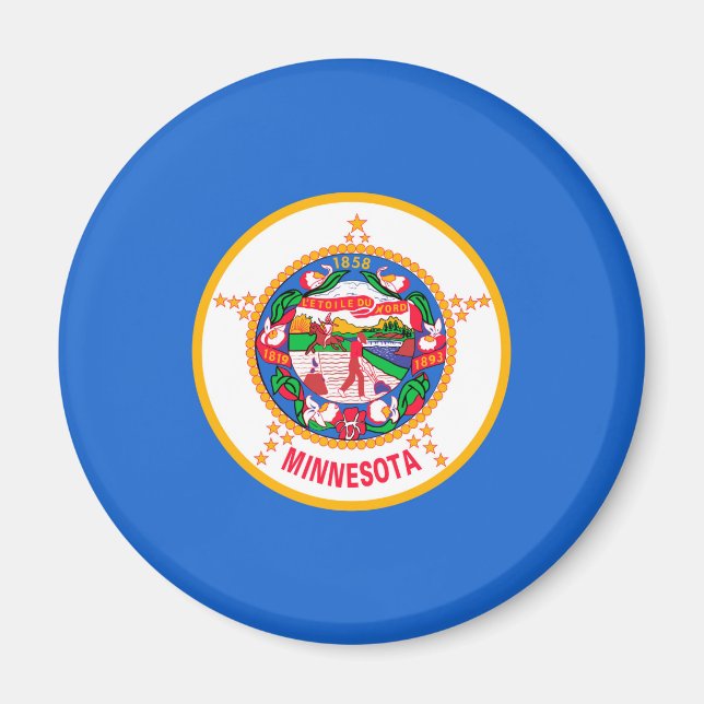 Minnesota State Flag Design Magnet (Vorne)