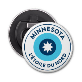 Minnesota State Flag Roundel Flaschenöffner