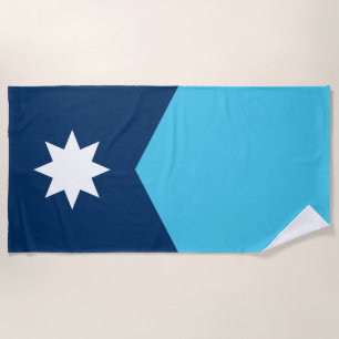 Minnesota State Flag Strandtuch