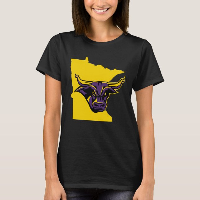 Minnesota State Mankato Mavericks State Shape T-Shirt (Vorderseite)