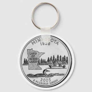 Minnesota State Quarter Schlüsselanhänger