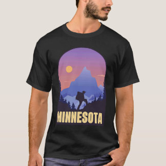 Minnesota State USA Wanderreise Andenken T-Shirt