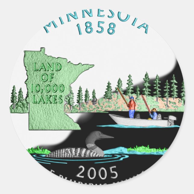 Minnesota Sticker (Vorderseite)