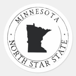 Minnesota Sticker Umschlag Aufkleber