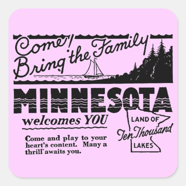 Minnesota Stickers (Vorderseite)