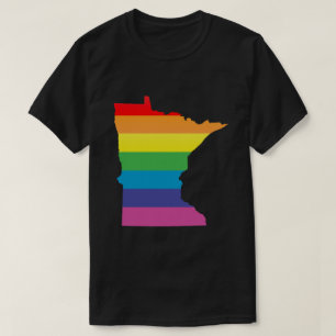 minnesota stolz. gestreift. T-Shirt