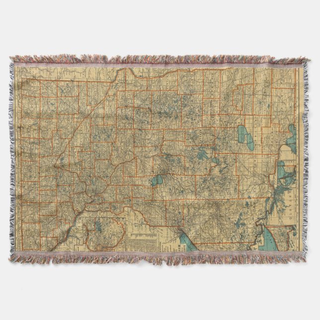 Minnesota-Straßenkarte Decke (Vorderseite)