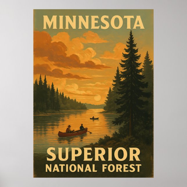 Minnesota Superior National Forest V02 Poster (Vorne)