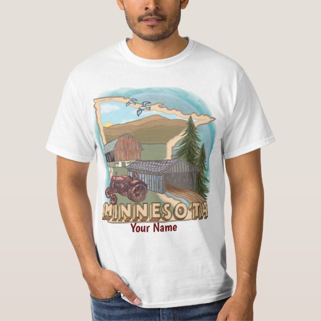 Minnesota-T - Shirt (Vorderseite)