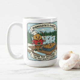 Minnesota Tater Tot Hotdish Retro Mascot Coffee Mu Kaffeetasse