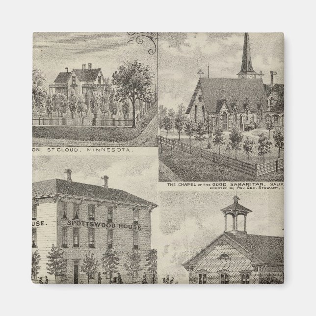 Minnesota Umgebung Magnet (Vorne)