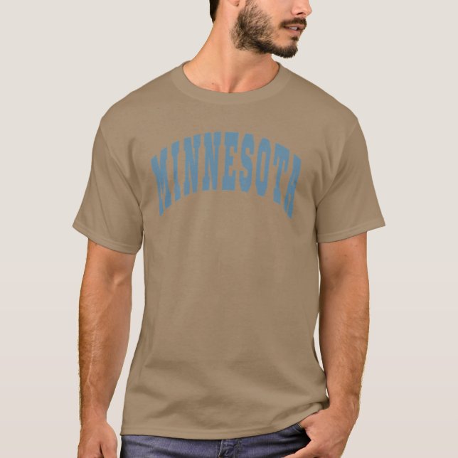 Minnesota Varsity Letting Design T-Shirt (Vorderseite)
