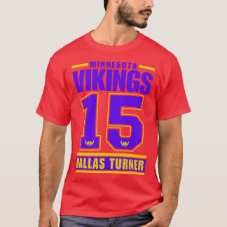 Minnesota Vikings Dallas Turner 15 American Playe T-Shirt