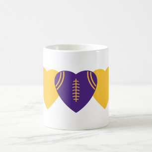 Minnesota Vikings Football Herzdesign Kaffeetasse