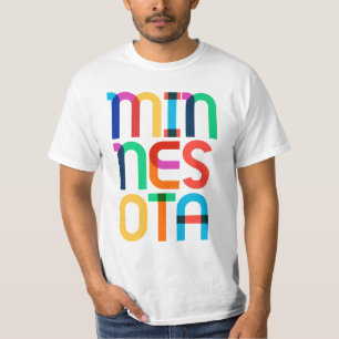 Minnesota Vintag Retro Pop Art 80er T-Shirt