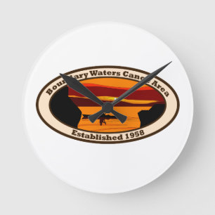 Minnesota-Wanduhren Runde Wanduhr