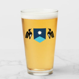 Minnesota-Wappen Glas